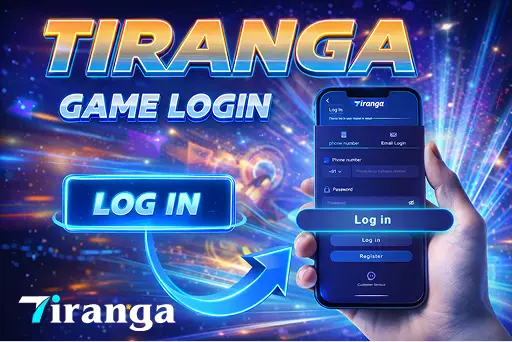 Tiranga Game Login Screen